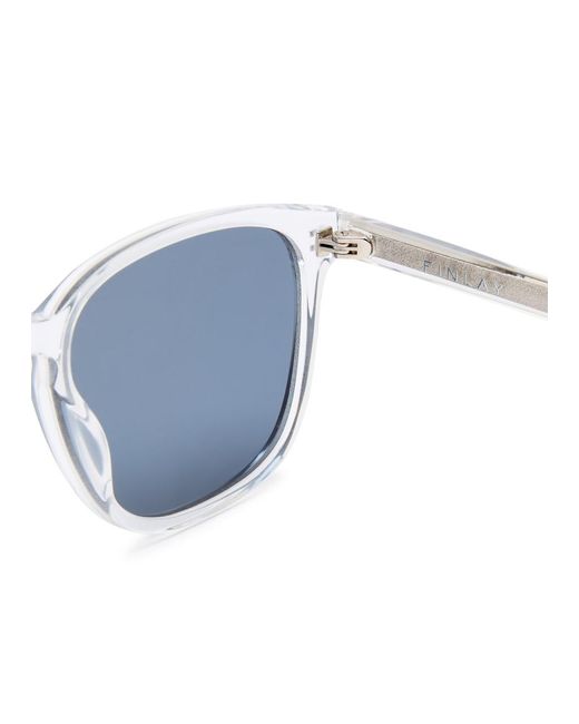 Finlay & Co. Blue Bowery Wayfarer-Style Sunglasses for men