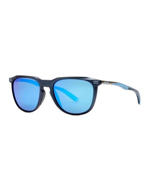 Oakley Blue Thurso Round-frame Sunglasses for men