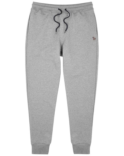 PS by Paul Smith Gray Logo Cotton Sweatpants for men