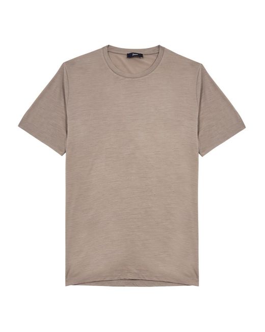 Herno Gray Wool T-shirt for men