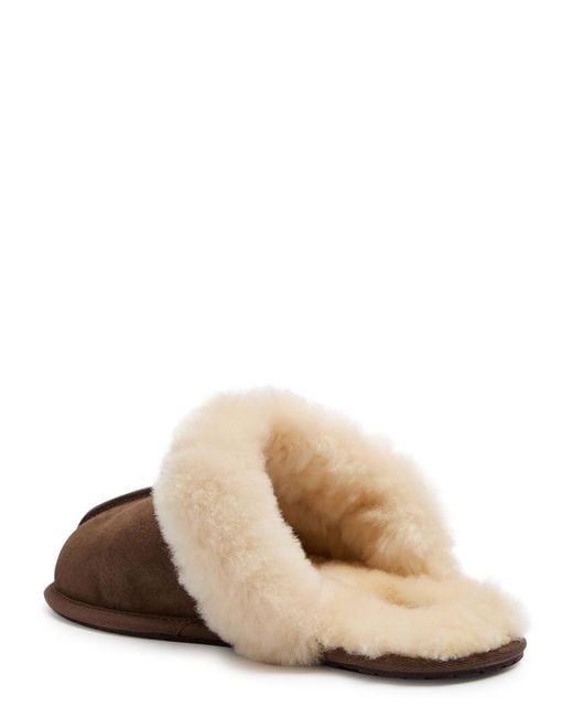 Ugg Brown Scuffette Ii Suede Slippers
