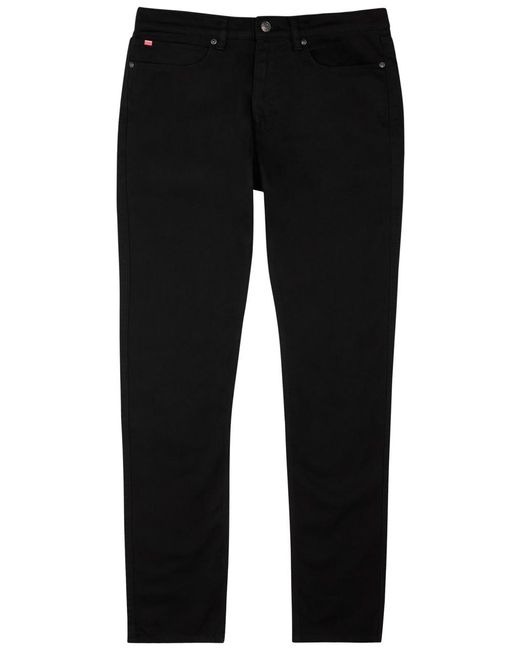 HUGO 708 Slimleg Jeans in Black for Men Lyst