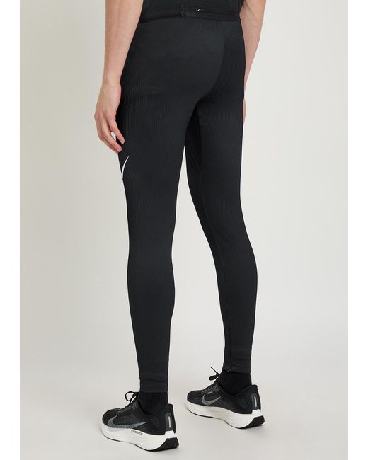Nike Black Aeroswift Dri-Fit Adv Running Tights for men