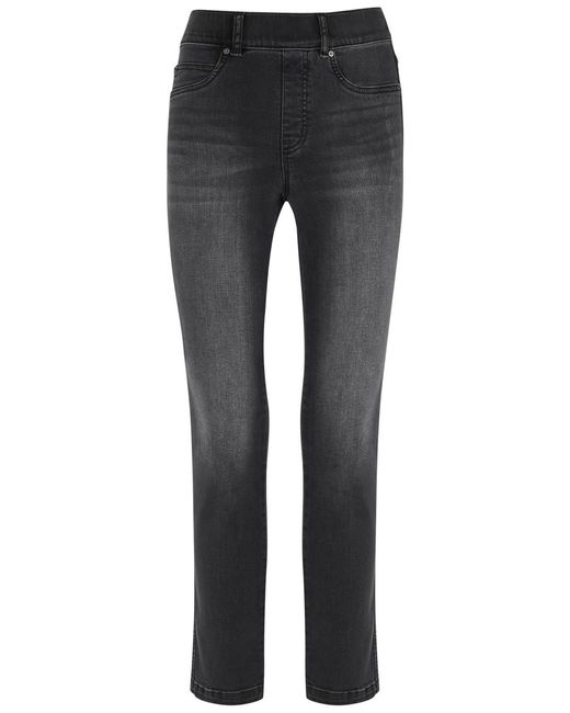 Spanx Gray Slim-leg Jeans