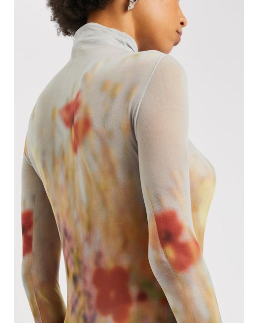 Acne Multicolor Printed Woven Top