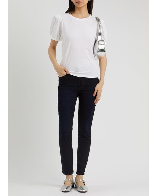 PAIGE Blue Hoxton Ankle Skinny Jeans