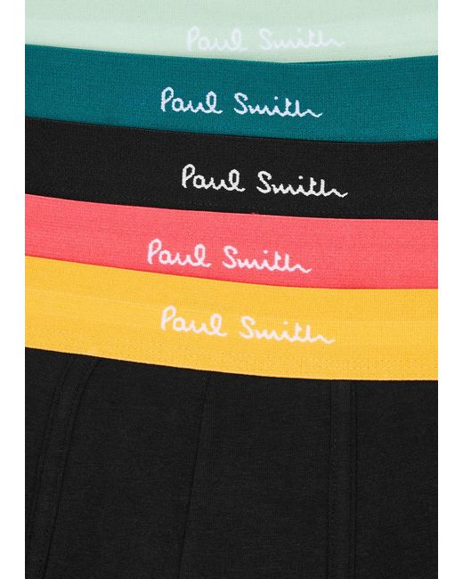 Paul Smith Black Stretch-cotton Boxer Briefs for men