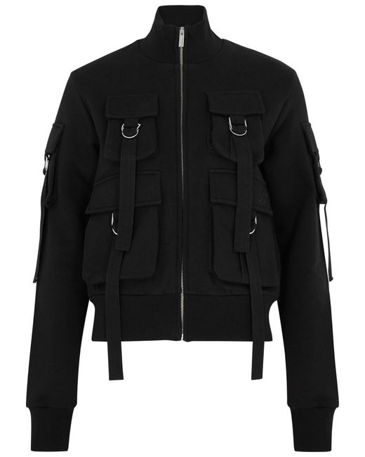 Blumarine Black Panelled Cotton Jacket