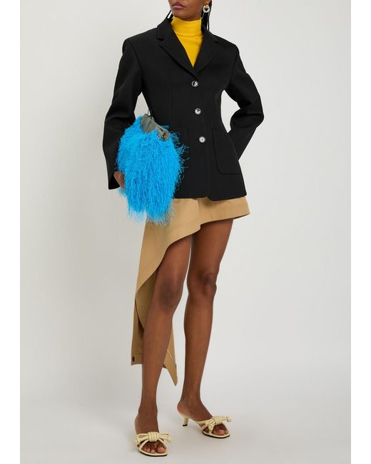 Loewe Black Wool-Blend Blazer