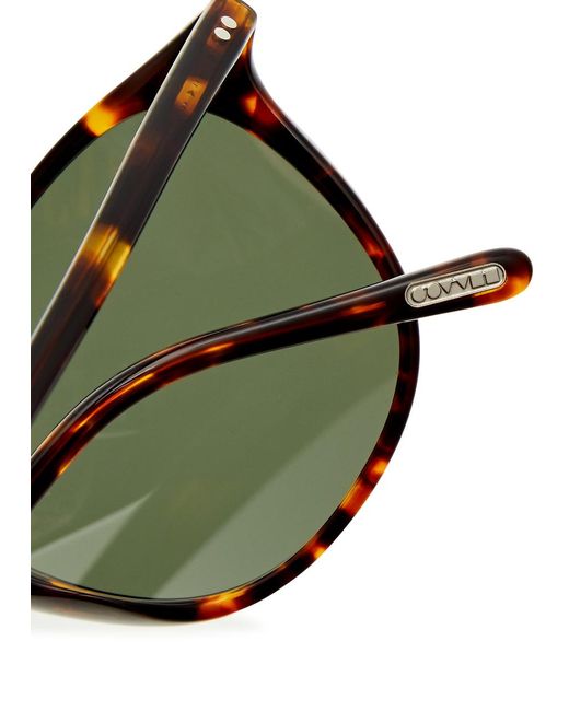 Oliver Peoples Green Forman L. A Round-frame Sunglasses for men
