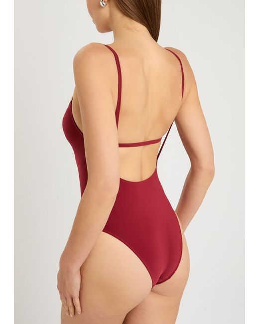Lido Red Tre Swimsuit