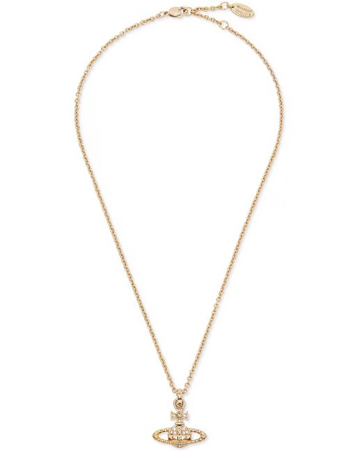 Vivienne Westwood Mayfair Bas Relief Orb Necklace in Metallic | Lyst