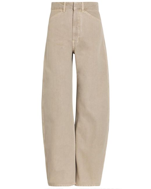Lemaire Natural Barrel-Leg Jeans