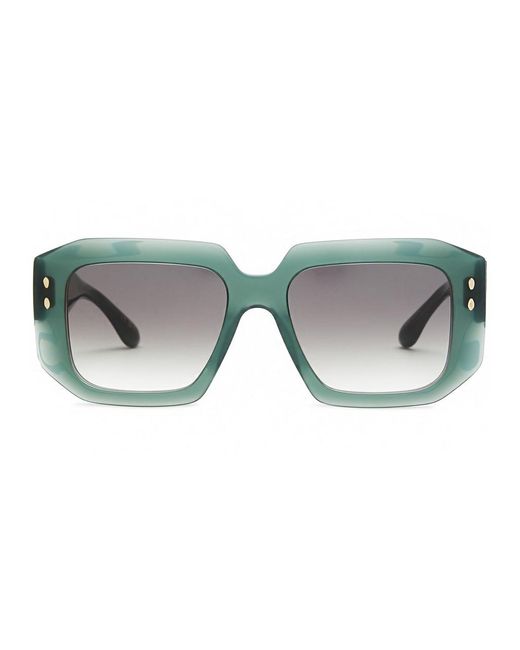 Isabel Marant Blue Oversized Square-frame Sunglasses