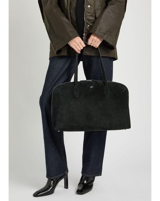 Totême  Black Day Suede Tote