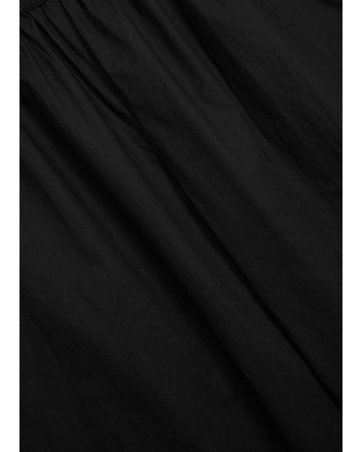 Skall Studio Black Edgar Cotton-poplin Trousers