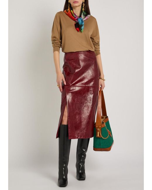 Versace Natural Layered-Neck Wool-Blend Jumper