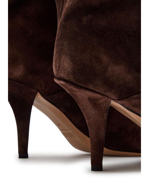 Paris Texas Brown Ines 75 Suede Knee-High Boots