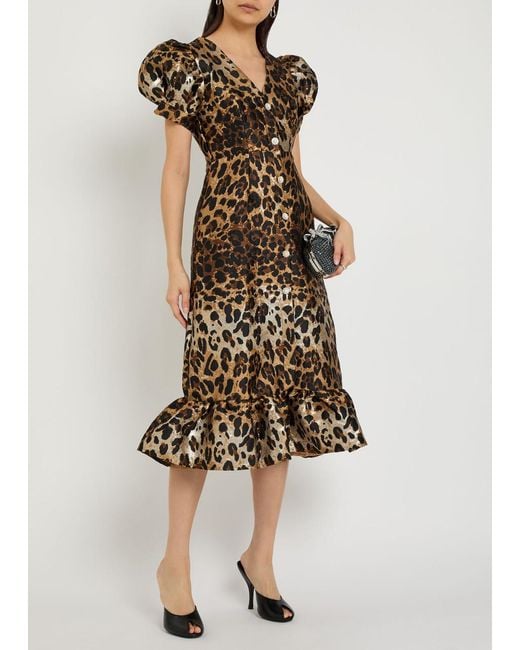 Sister Jane Multicolor Suite-Jacquard Woven Midi Dress