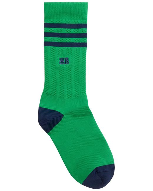 Adidas Green X Wales Bonner Stretch-jersey Socks