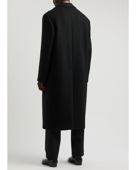 Jil Sander Black Wool Coat for men