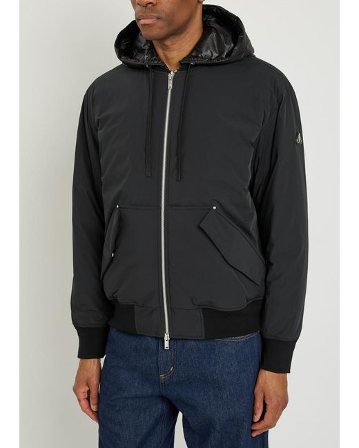 Moose Knuckles Black Brixton Padded Shell Jacket for men