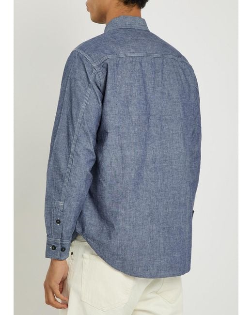 Blue Blue Japan Blue Denim Work Shirt for men