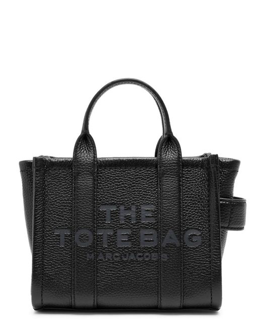 Marc Jacobs Black The Tote Mini Leather Tote