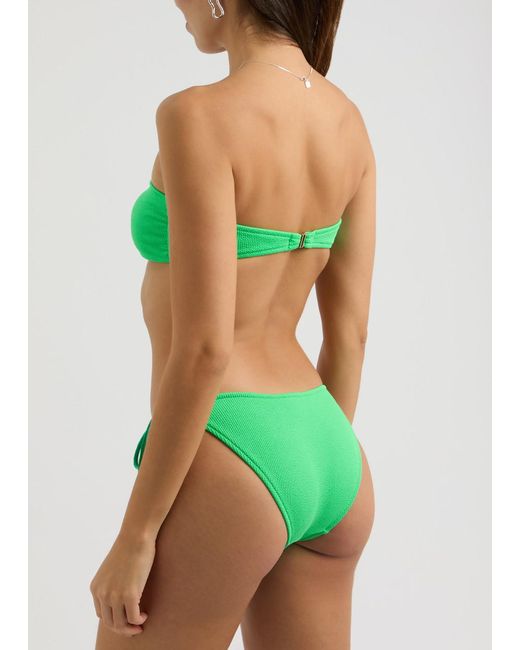 Melissa Odabash Green Melbourne Ribbed Bikini Briefs