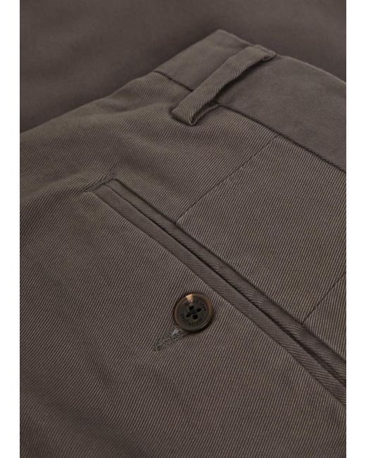 Gant Gray Straight-Leg Stretch-Cotton Chinos for men