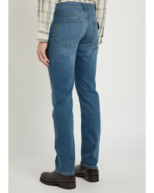 PAIGE Blue Normandie Straight-Leg Jeans for men