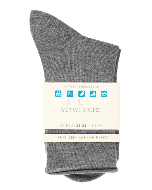 Falke Gray Active Breeze Socks