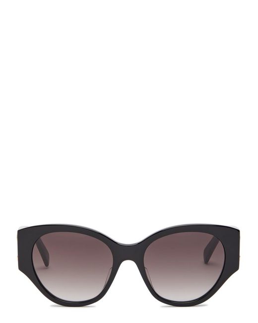 Céline Brown Triomphe Cat-Eye Sunglasses