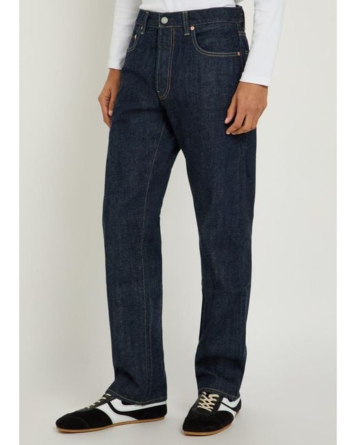 Blue Blue Japan Blue Relaxed Straight-Leg Jeans for men