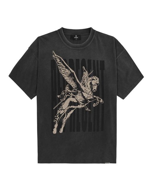 Represent Black Spirits Mascot Printed Cotton T-shirt for men