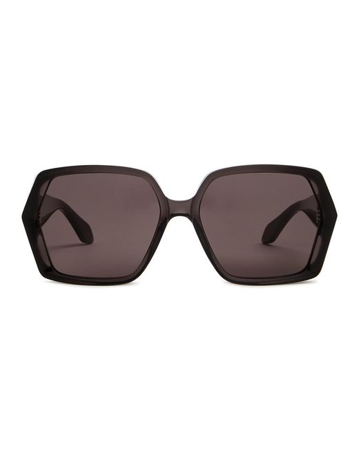 Alaïa Brown Alaïa Hexagon-frame Sunglasses