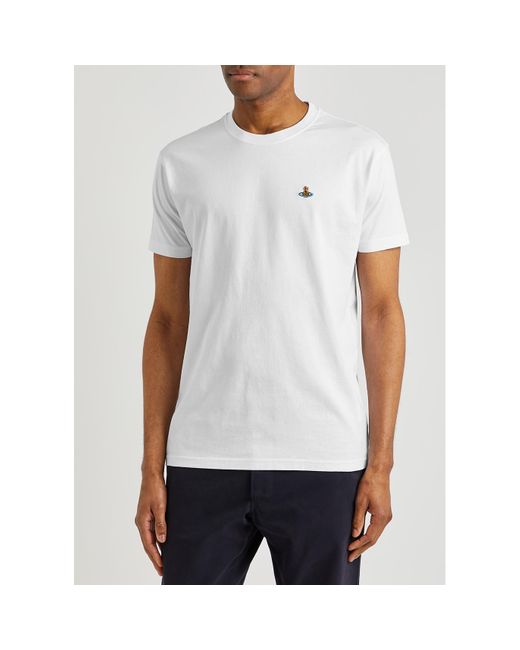 Vivienne Westwood White Logo T-Shirt for men
