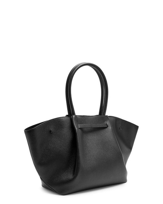 DeMellier London Black New York Grained Leather Tote