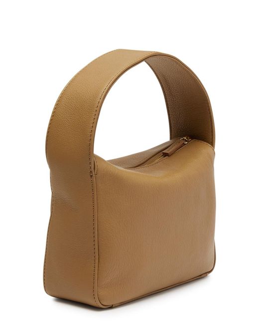 Khaite Brown Elena Small Leather Top Handle Bag