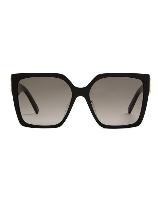 Givenchy Black Oversized Square-frame Sunglasses