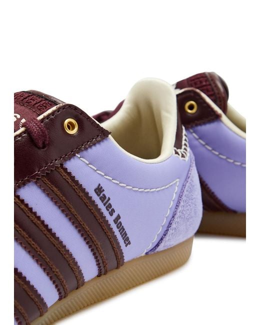 Wales Bonner Purple Adidas X Japan Panelled Nylon Sneakers