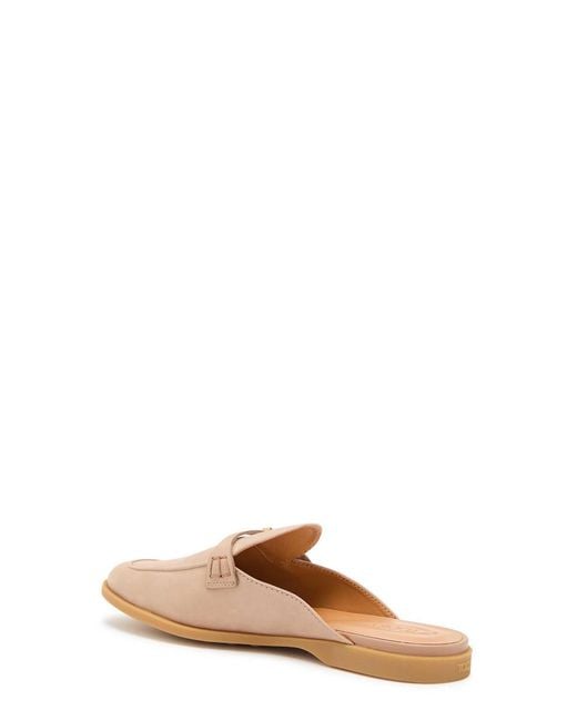 Tod's Brown Gom.Leg Nubuck Sliders