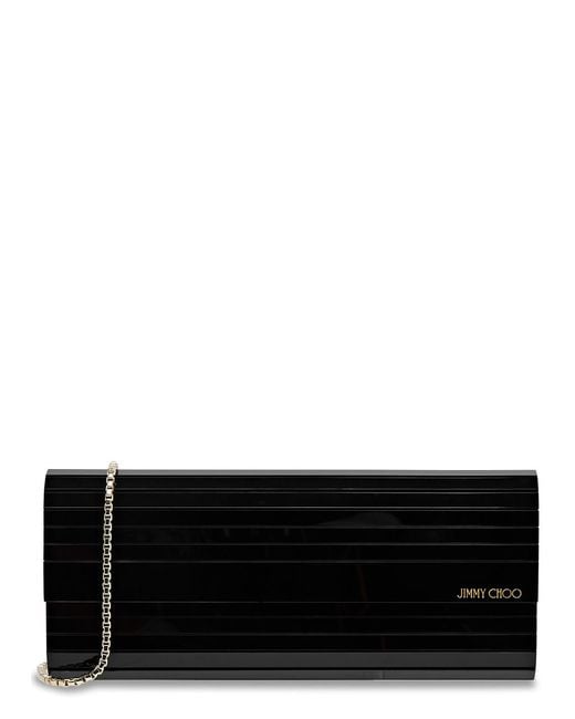 Jimmy Choo Black Sweetie Acrylic Clutch