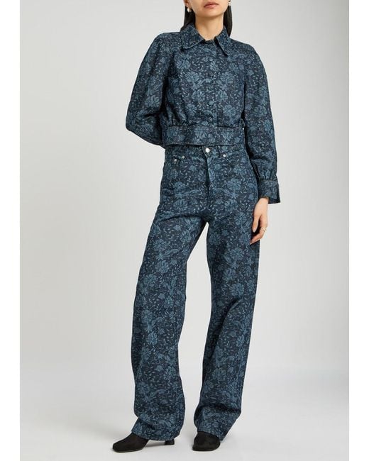 アウターその他 DRIES VAN NOTEN 'Vistam' jacket Blue DRIES VAN NOTEN Denim Jacket | Blue | FARFETCH