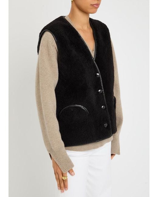 Blazé Milano Black Tatoosh Sheepskin Gilet