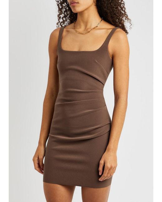 Bec Bridge Karina Mini Dress in Brown Lyst