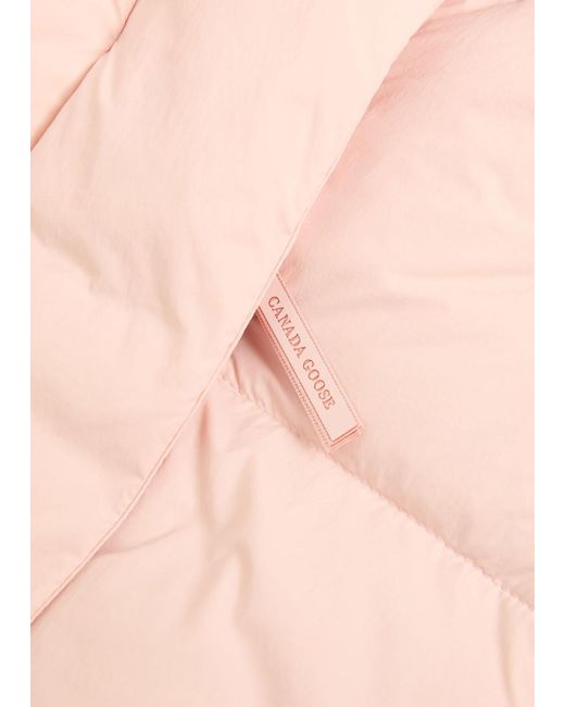 Canada Goose Pink Chilliwack Quilted Hooded Nylon Jacket