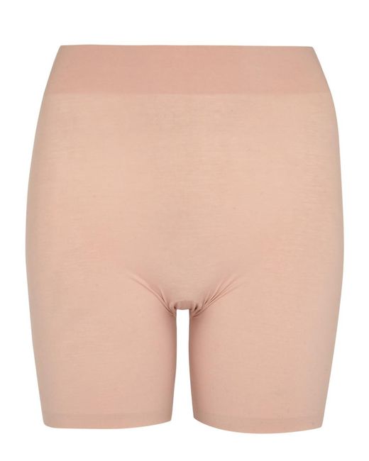 Wolford Natural Stretch Cotton Control Shorts