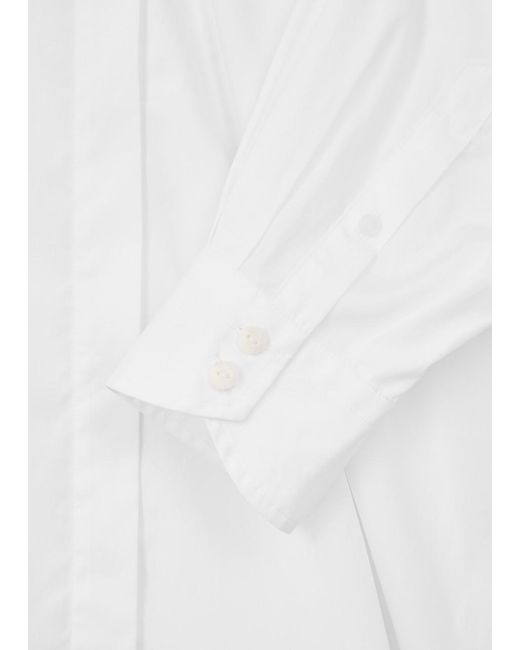 Rag & Bone White Fia Oversized Cotton Shirt