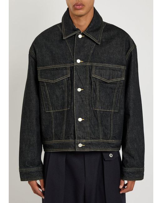 Studio Nicholson Black Denim Jacket for men